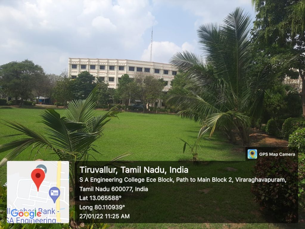 Eco-friendly campus with greenery